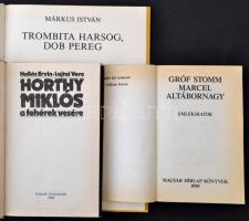 Vegyes könyvtétel, 3 db: 

Stomm Marcel: Emlékiratok. Sajtó alá rendezte: Gallyas Ferenc. A Doni I...