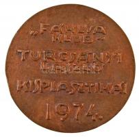 Turcsányi László? (1899-1982) 1974. "Fáklya Klub - Turcsányi László kisplasztikái 1974" Br...