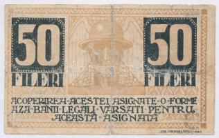 Románia / Temesvár 1919. 50f T:III-,IV Romania / Timisoara 1919. 50 Fileri C:VG,G