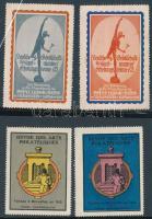 1912-1913 4 db német levélzáró