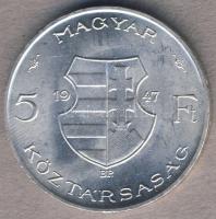 1947. 5Ft Ag "Kossuth" T:1