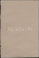 [Hunyady Sándor]: A Vígszínház negyven éve. [Bp., 1936,Athenaeum-ny.], 68 p. Átkötött papírkötésben
