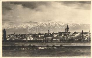 1909 Nagyszeben, Hermannstadt, Sibiu; Látkép, utcakép - 2 db RÉGI képeslap / general view, street view - 2 pre-1945 postcard