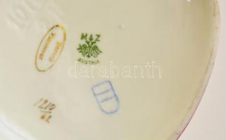 Alt Wien és Baruch, Temesvár jelzéssel ellátott porcelán tea vagy kávé kiöntő. részben kézzel festet...