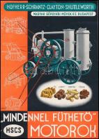 1938 Bp., Hofherr-Schrantz-Clayton-Schuttleworth Magyar Gépgyári Művek Rt. Mindennel fűthető motorok leírása, 7p