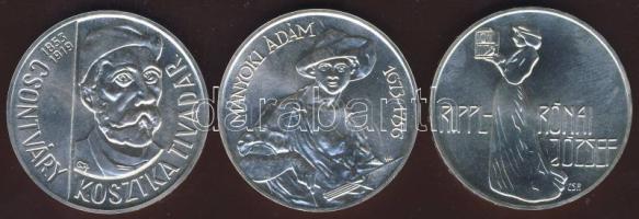 1977. 200Ft Ag 3klf db "Festők II. Mányoki, Rippl-Rónai, Csontváry" sor T:BU