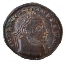Római Birodalom / Siscia / I. Licinius 315-316. AE Follis (3,26g) T:2 patina Roman Empire / Siscia / Licinius I 315-316. AE Follis IMP LIC LICINIVS PF AVG / IOVI CON-SERVATORI - Delta - SIS (3,26g) C:XF patina RIC VII 17.