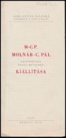 Molnár C. Pál (1894-1981) festő által aláírt kiállítási prospektus