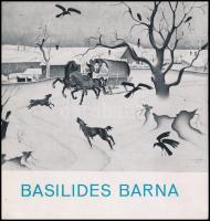 Basilides Barna (1903-1967) festő aláírása kiállítási prospektuson