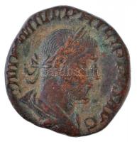 Római Birodalom / Róma / I. Philippus 249. AE Sestertius (14,23g) T:2- patina Roman Empire / Rome / Philip I 249. AE Sestertius IMP M IVL PHILIPPVS AVG / ANNONA AVGG - S-C (14,23g) C:VF patina RIC IV 168a.