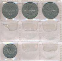 Lengyelország 1949-1987. 1Zl-50Zl (22x) érmetartó albumban T:2
Poland 1949-1987. 1 Zloty - 50 Zloty...