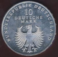NSZK 1989. 10M Ag "50 éves a német márka" T:BU