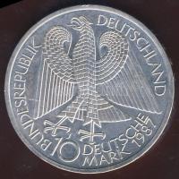 NSZK 1988. 10M Ag "750 éves Berlin" T:BU