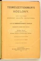 1904 Bp., Természettudományi Közlöny XXXVI. kötet, 413-424. füzet, kiadói egészvászon kötésben, sérü...