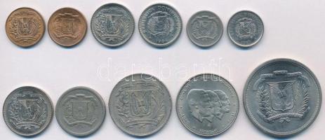 Dominikai Köztársaság 1971-1987. 1c-1P (11xklf) T:1-,2
Dominican Republic 1971-1987. 1 Centavo - 1 ...