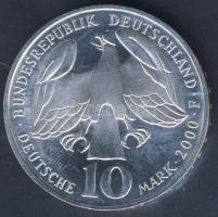 NSZK 2000. 10M Ag "Bach" T:BU