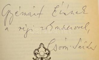 Csoóri Sándor: Nappali Hold. DEDIKÁLT! Bp., 1991, Püski. Kiadói papírkötés, jó állapotban