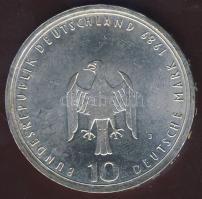 NSZK 1989. 10M Ag "800 éves a hamburgi kikötő" T:BU