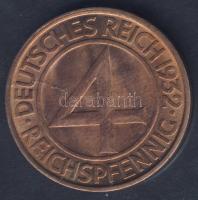 Német Birodalom/Weimari Köztársaság 1932D 4Pf T:2