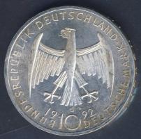 NSZK 1992. 10M Ag "Kollwitz" T:BU