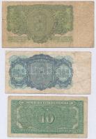 Csehszlovákia 1945. 10K + 1961. 3K + 5K T:III,III-
Czechoslovakia 1945. 3 Korun + 1961. 3 Korun + 5...
