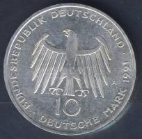 NSZK 1991. 10M Ag "Brandenburg-i kapu" T:BU