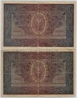 Lengyelország 1920. 5000M (2x) T:III,III-
Poland 1920. 5000 Marek (2x) C:F,VG