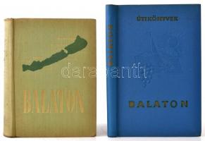 2 db könyv: Huba László: Balaton. H.n., 1958,1963, Panoráma. Kiadói egészvászon kötés, kissé kopottas állapotban.