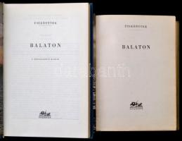 2 db könyv: Huba László: Balaton. H.n., 1958,1963, Panoráma. Kiadói egészvászon kötés, kissé kopotta...