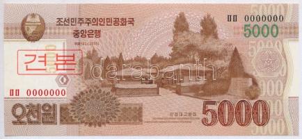 Észak-Korea 2013. 5000W MINTA T:I North Korea 2013. 5000 Won SPECIMEN C:UNC