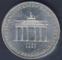 NSZK 1991. 10M Ag "Brandenburg-i kapu" T:BU