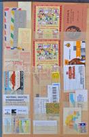 1620 db kivágás, ragjegy, címke, bélyegzés A/4-es 10 lapos berakóban