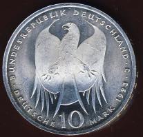 NSZK 1993. 10M Ag "Koch" T:BU