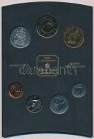 Kanada 1999. 1c-2$ (7xklf) forgalmi sor kissé sérült dísztokban T:BU,1 Canada 1999. 1 Cent - 2 Dollars (7xdiff) coin set in slightly damaged case C:BU,UNC
