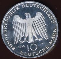 NSZK 1993. 10M Ag "1000 éves Potsdam" T:BU