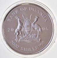 Uganda 2006. 2000Sh Ag "A labdarúgás halhatatlanjainak csarnoka - Brazília 2000-es évek / Rober...