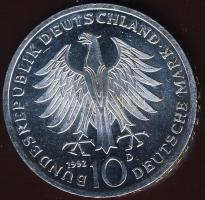 NSZK 1992. 10M Ag "Pour le Mérite" T:BU