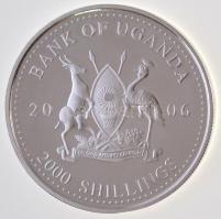 Uganda 2006. 2000Sh Ag "A labdarúgás halhatatlanjainak csarnoka - Magyarország 1960-as évek / A...