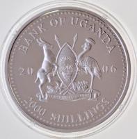 Uganda 2006. 2000Sh Ag "A labdarúgás halhatatlanjainak csarnoka - Hollandia 1990-es évek / Rona...