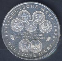 NSZK 1998. 10M Ag "50 éves a német márka" T:BU