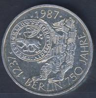 NSZK 1987. 10M Ag "750 éves Berlin" T:BU