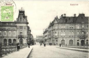 Szeged, Rudolf tér, Grünwald Hermann kiadása, TCV card