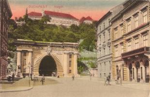 Budapest I. Alagút, Takarékpénztár, képeslapfüzetből