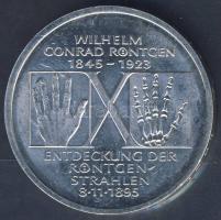 NSZK 1995. 10M Ag "Röntgen" T:BU