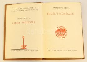 Vásárhelyi Z. Emil: Erdélyi művészek. Kolozsvár, Erdélyi Szépmíves Céh. Kiadói egészvászon kötés, jó...