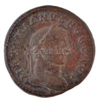 Római Birodalom / Ticinum / Galerius 296-297. AE Follis (9,2g) T:2- Roman Empire / Ticinum / Galerius 296-297. AE Follis MAXIMIANVS NOB CAES / GENIO POPV-LI ROMANI - * - ST (9,2g) C:VF RIC VI 32b.