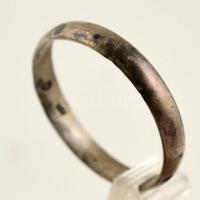 Férfi ezüst karikagyűrű. Jelzett / Silver ring size:73 2,6 g
