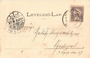 1901 Vásárosnamény, Tisza híd (EK)