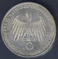 NSZK 1991. 10M Ag "Brandenburg-i kapu" T:BU