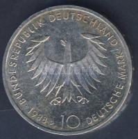 NSZK 1988. 10M Ag "Schopenhauer" T:BU